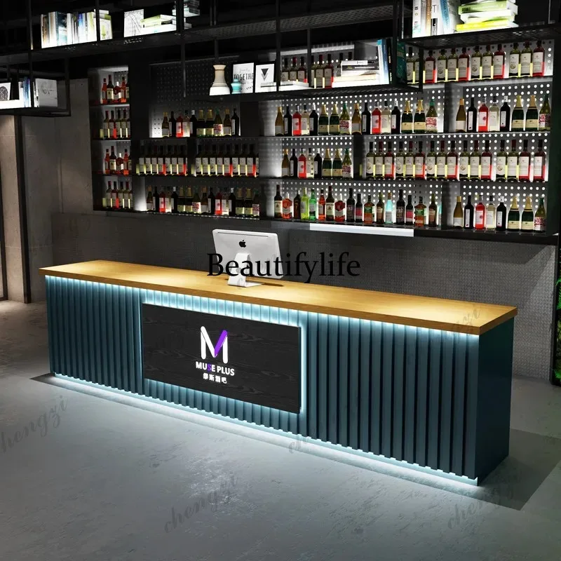 

PPP Luxury Bar Reception Desks Modern Executive Restaurant Welcome Reception Desks Display Design Escritorio Commercial Furnitur