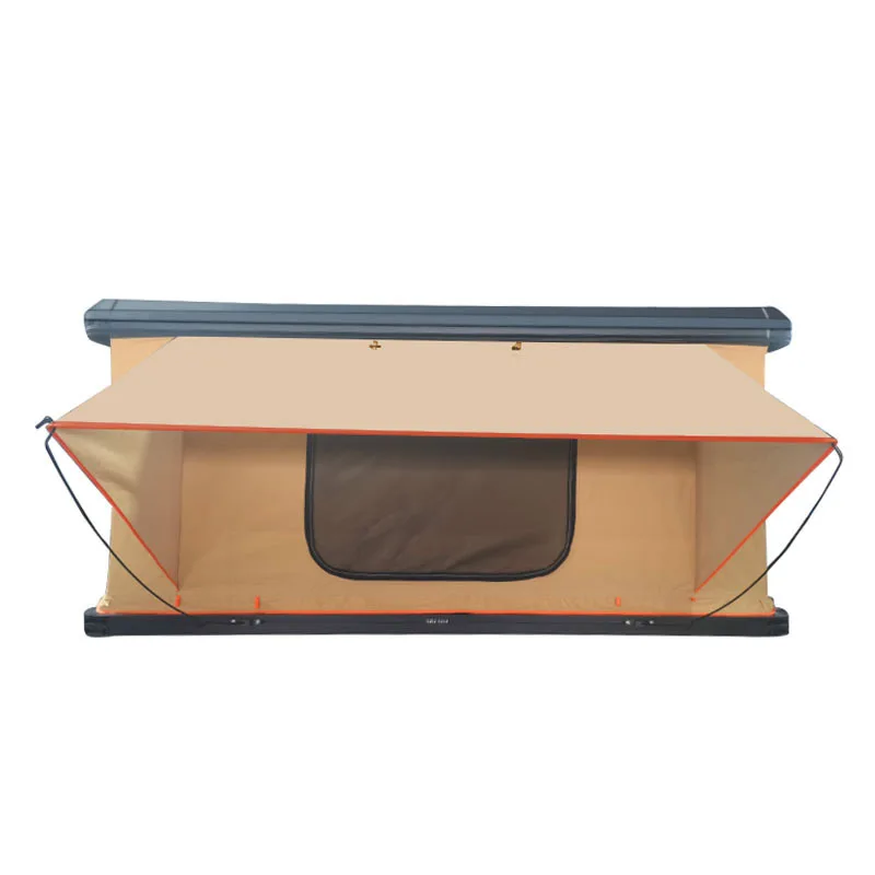 

Factory Hard Shell Rooftop Tent Aluminium Camping Triangle Tent 1-3 Person Roof Top Tent for Car