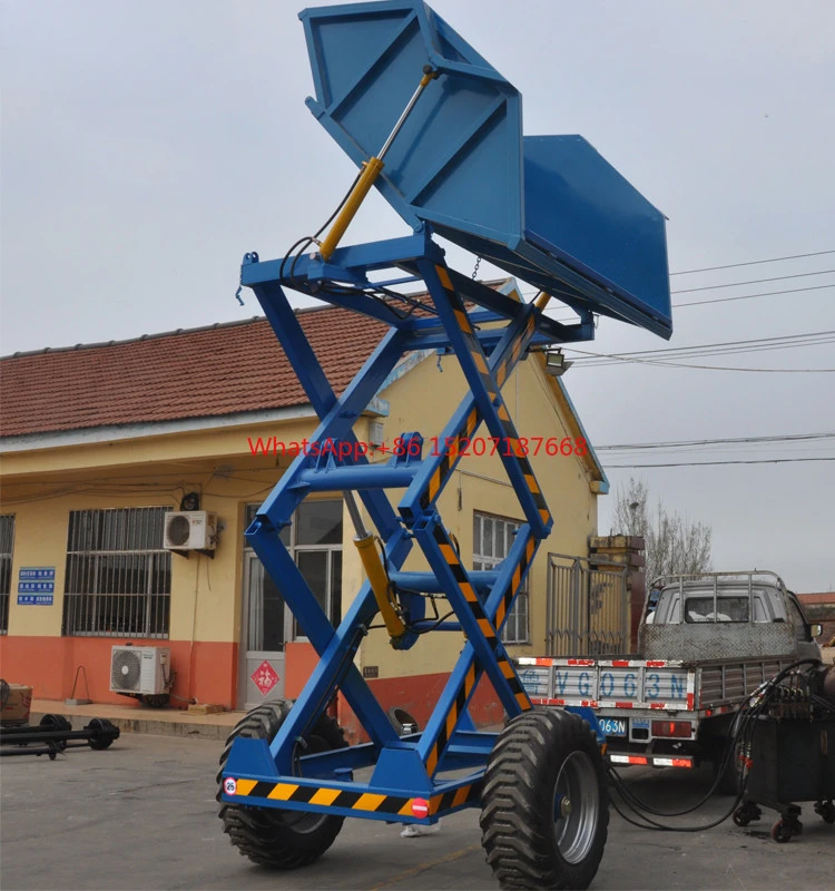 

Tractor trailer lifts and underside dump farm trailers