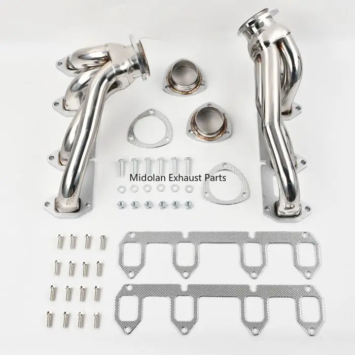 Shorty Hugger Exhaust Headers Manifolds For 1965+ Ford Big Block FE 330 360 390 428