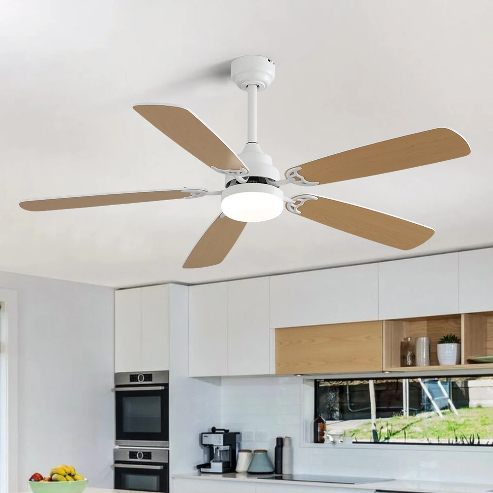 Sofucor 52-inch DC Ceiling Fans With Remote Control  With 3-Modes LED