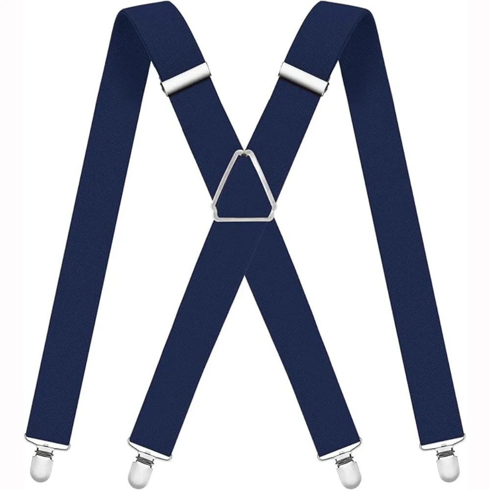 Men's Adjustable Elastic Clip-On Suspenders