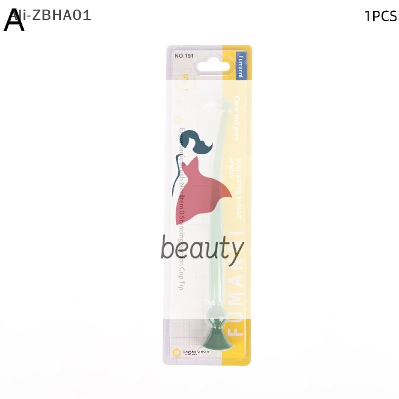 1/2/3pcs With Suction Cup Interdental Brush Soft Hair Implant Oral Care Small Head Single-Beam Soft Teeth Cleaning Toothbrush