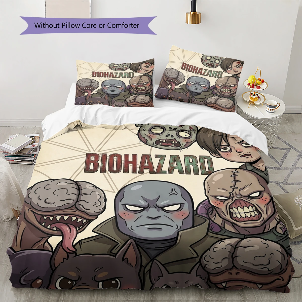 Resident Evil Comfortable Duvet Cover Soft, Kids Bedding Gift Set, Various Sizes Available -HE125