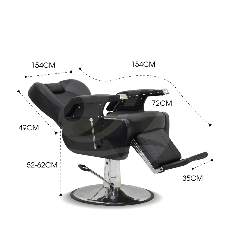Luxury Hair Salon Barber Chair Barber Shop Supplies Hair Chair and Mirror Set