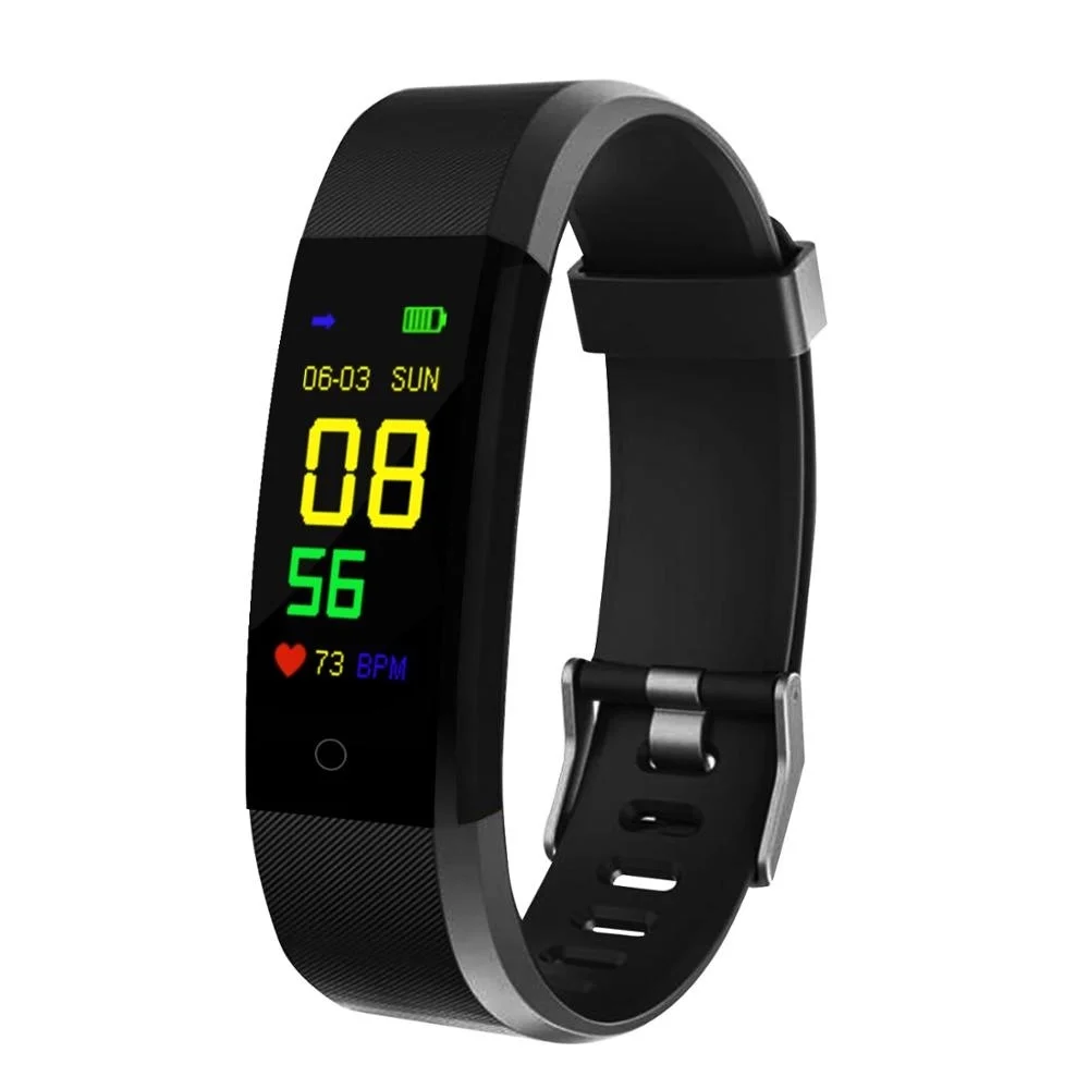 

115 Plus Smart Bracelet Sport Fitness Tracker Watch Smartband Blood Pressure Heart Rate Monitor Smart Band Wristband Men 2023