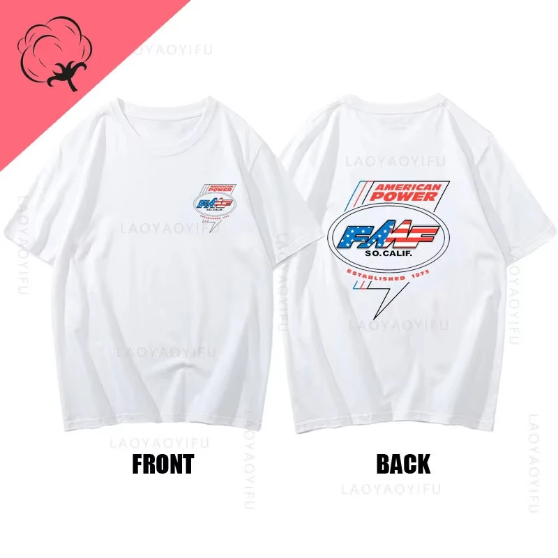 

Hot Summer Men's Cool Top FMF Racing Exhaust Ama Motocross Motorcycle Sweat Absorptive Breathable Pure Cotton Breathable T-shirt