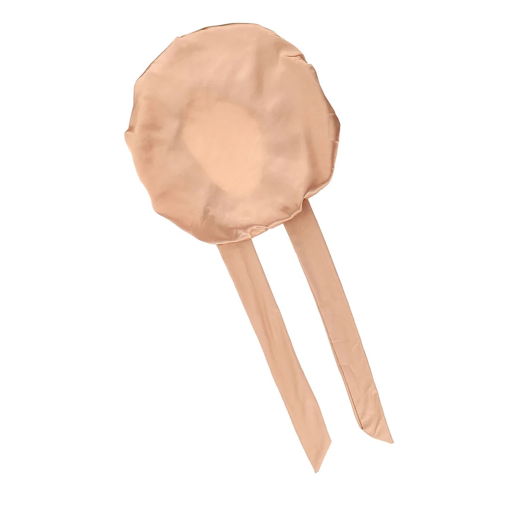 

Supple Satin Bonnet Multi-Purpose Comfortable Sleeping Cap for Women Hair Protection Sleeping Caps Comfortable