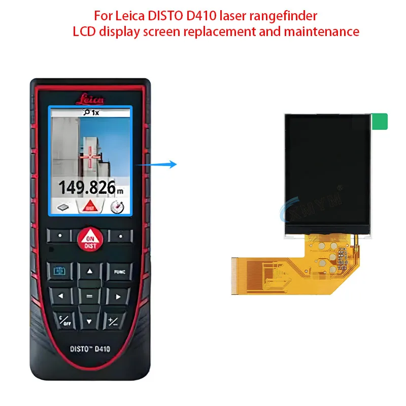 For Leica DISTO D410 laser rangefinder LCD display screen replacement and maintenance