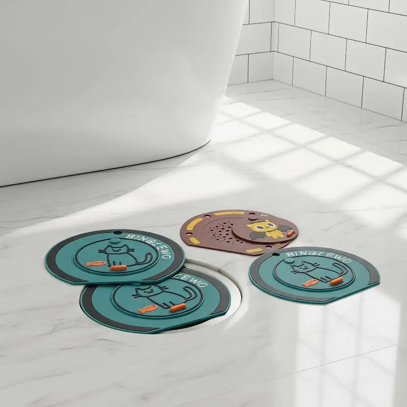 New Insect-Proof Reusable Floor Drain Cover Odor-Blocking Drain Cover Drain Stopper Sink Seal Bathroom Accessories