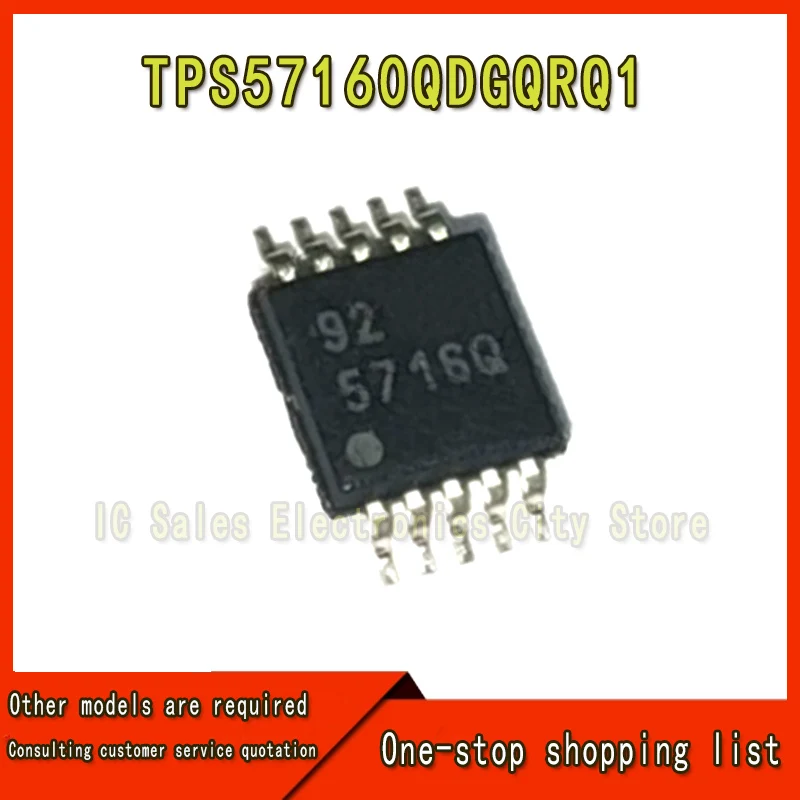 (5piece)100% New TPS57160QDGQRQ1 TPS57160Q TPS57160 5716Q MSOP-10 Chipset