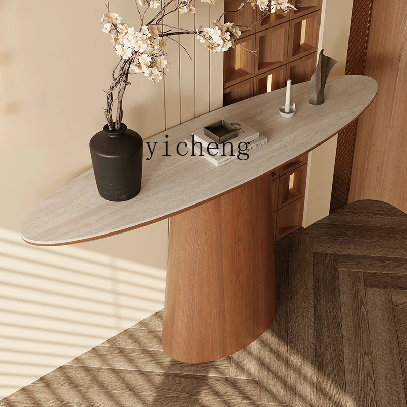 YFY  French medieval style high-end porch table decorative cabinet entrance living room porch