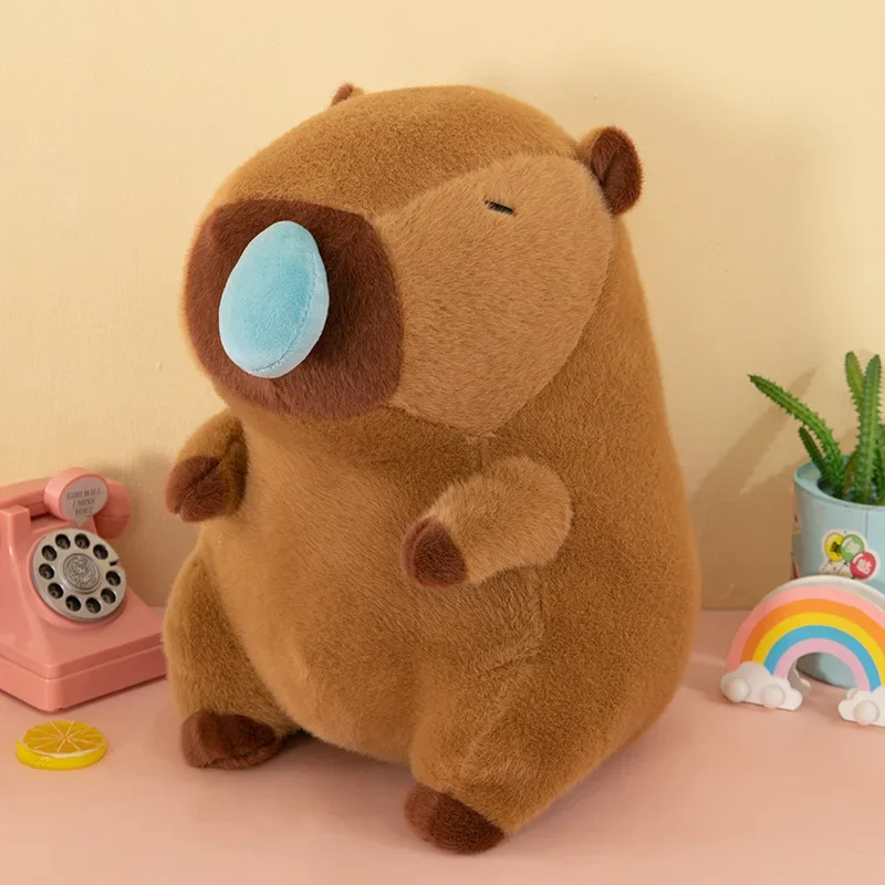 Kapibala Capybara Plush Toy Cute Internet Celebrity Capybara Jun Doll Ugly Cute Doll Guinea Pig Doll Boys Girls Anime Kawaii