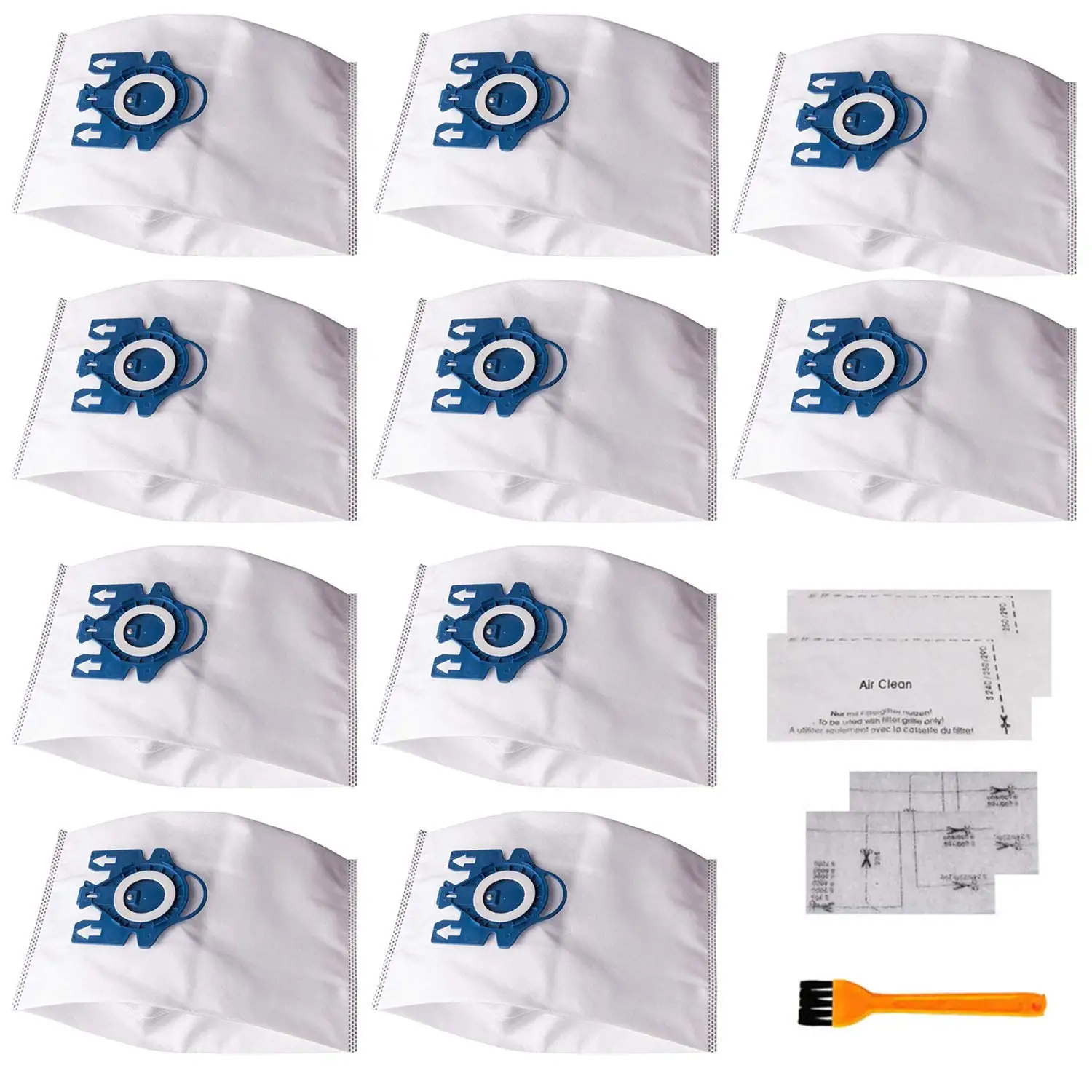 15 ชิ้นเครื่องดูดฝุ่นสําหรับ Miele GN AirClean 3D ประสิทธิภาพฝุ่นเปลี่ยน Miele GN เครื่องดูดฝุ่นฝุ่นกระเป๋า Part