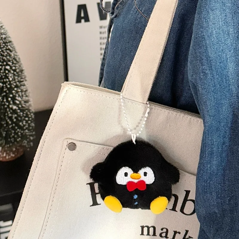 الكرتون البطريق دمية المفاتيح لطيف الفتيات على ظهره قلادة ديكو Kawaii أفخم دمية سيارة المفاتيح للأطفال هدية النساء هدية بالجملة