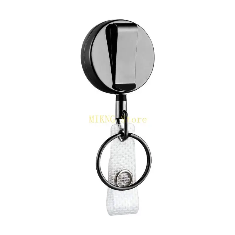 Picture 6: Carabiner Badge Holder Reel Retractable Keyring Heave Duty Badge Reels best sale