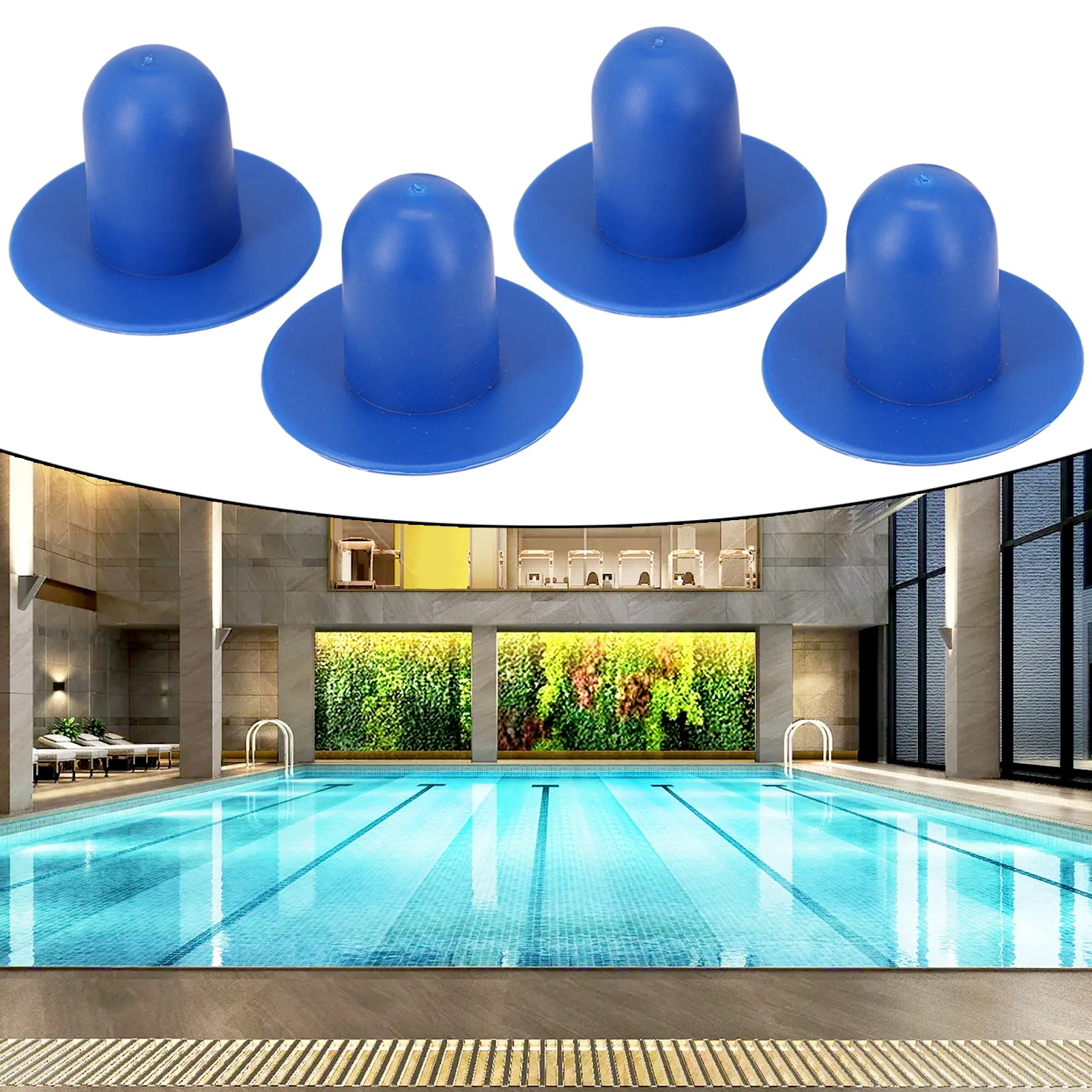 4pcs Swimming Pool Filter Pump For Intex Above Ground Pool For Coleman For Summer Escape Swimming Pool Bottom Stopper Ball