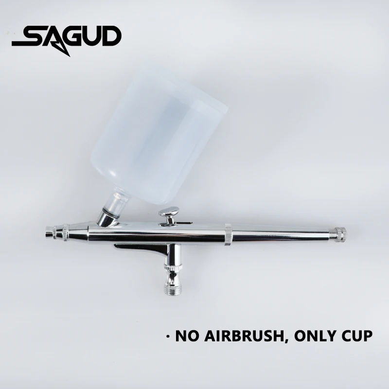 SAGUD 20/40/75cc Airbrush Cup Three -Type Spray Gun Pot Container Suitable SD-131 Airbrushes For Makeup Beauty Cake Decoration