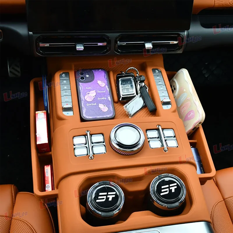 For Chery JETOUR g700 G700 2025 2026 Car Center Console Gear Shift Panel Silicone Pad Box Central Control Organizer Accessories