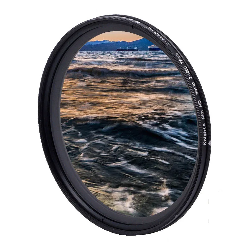 KnightX filtro ND2 to ND1000 49 52 55 58 62 67 72 77 mm lens Digital nd filter for Canon Nikon DSLR Camera Accessories