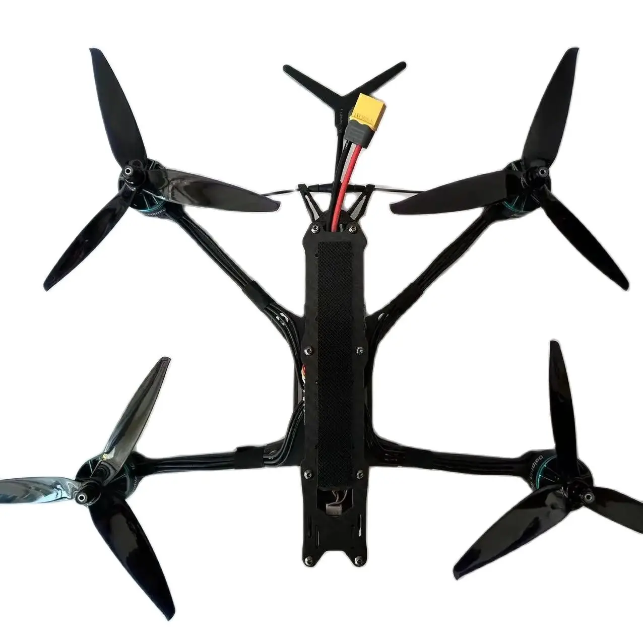 طائرة سباق بدون طيار FPV فائقة القوة ، مركبة رباعية الحمولة ، محرك F4 FC ، حرة المدى الطويل ، 7"