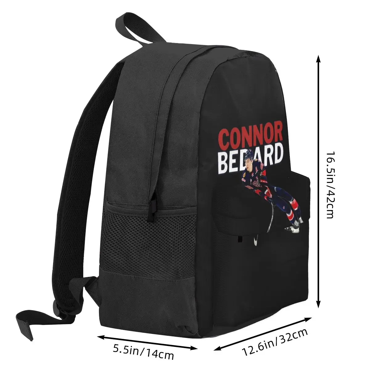 Connor McDavid 97 For Edmonton Oilers FansBackpack Hot Sale Daypack Large Capacity Children BookBag School Bag