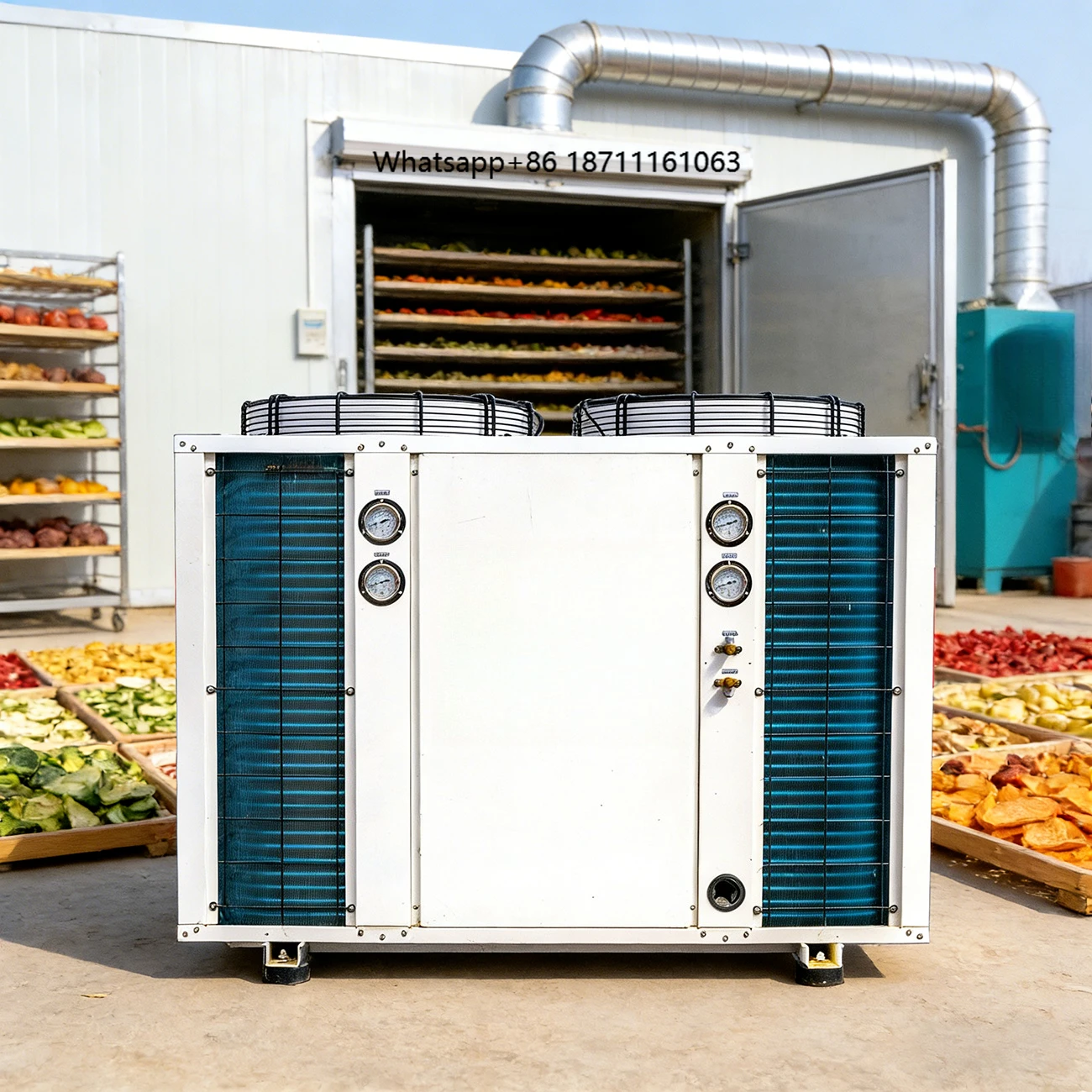 High-Efficiency Carbon Steel Heat Pump Dryer for Tobacco Fruits & Vegetables | Industrial Hot Air Dryer with Energy Saving