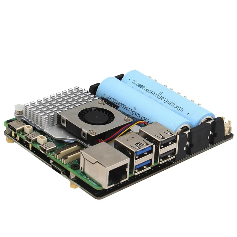For 5 18650 UPS, X1201 V1.1 Power Management Board with Auto Power on for Pi 5-AC17
