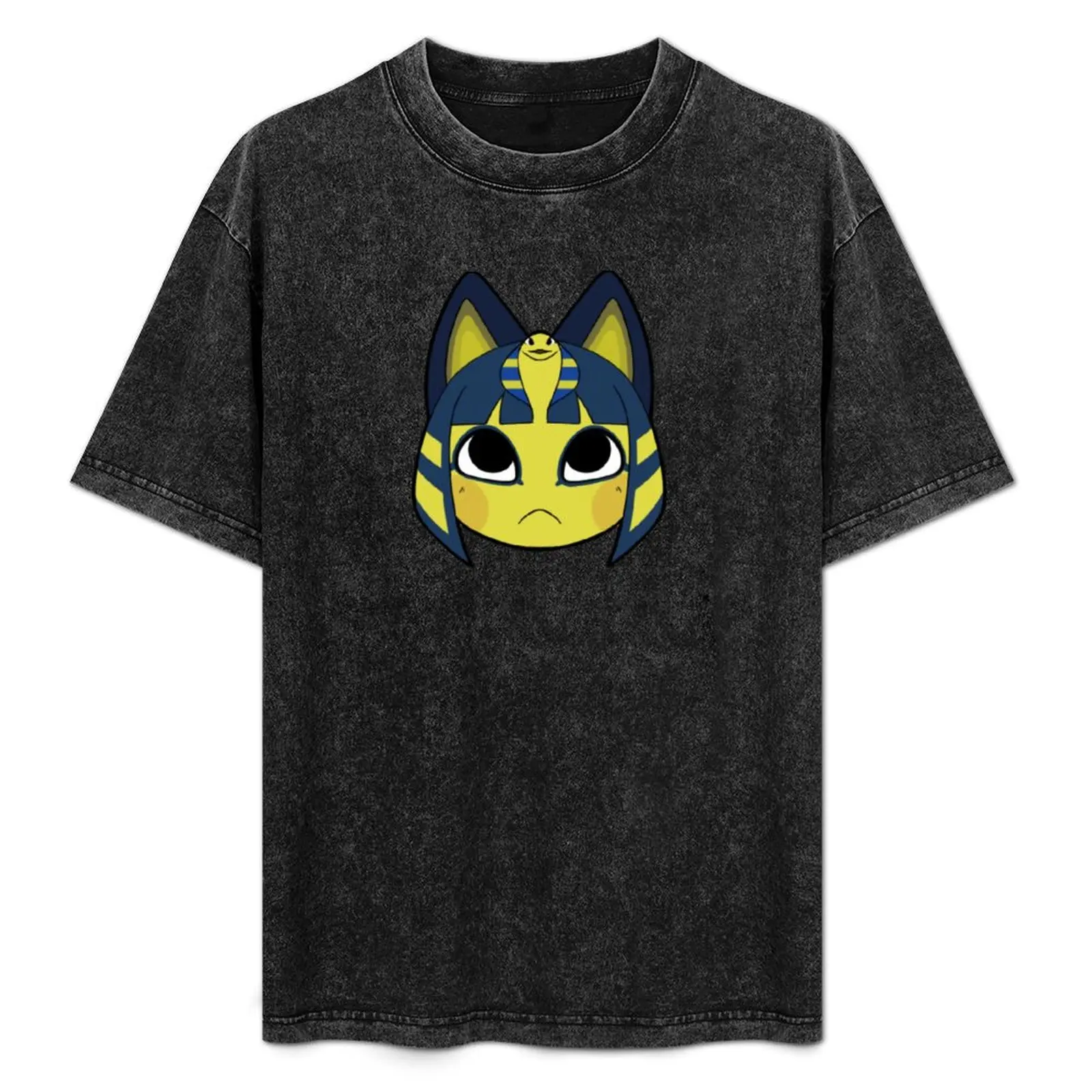 

Ankha T-Shirt Big and Tall Crew Neck Tee