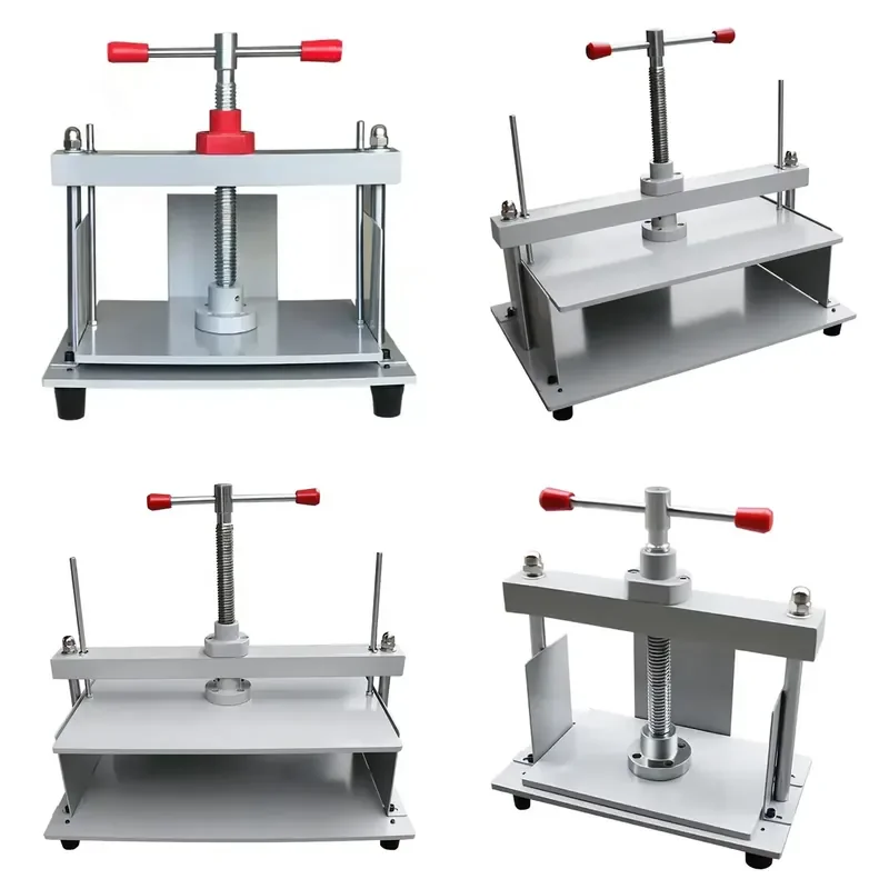 Pressing Presser CG900F A5/A4/A3 Manual Notebook/Photo/Paper Book Flatting Nipping Machine 1.5 Ton Pressure 150mm Thickness