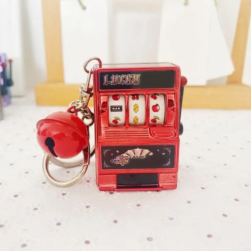 D7YD – Mini porte-clés en forme Machine à sous fruits, jouet pour enfant, à pour enfants