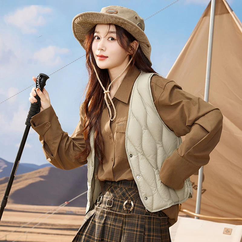 

Shascullfites Melody Women Vests Autumn Winter Duck Down Vest Female Slim Sleeveless Jacket Women Winter Coats