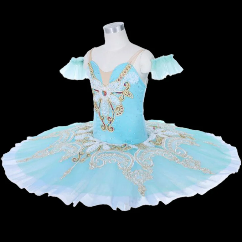 

Blue and pink Professional Ballerina Tutu Classical Ballet Tutu Costume Stage Performance Costume Tutu Lake Professional Tutu