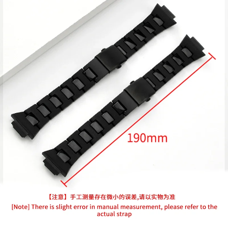 For Casio Composite Plastic Steel Watch Band G-5600 DW-5000/Dw5600/Gwm5610 Series Light Men Convex Interface16mm Accessories