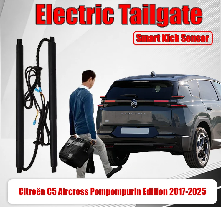 Electric Tailgate Upgrade Kit For Citroën C5 Aircross PompompurinPower Lift Support Rods Auto Trunk Boot Lid Power Liftgate Modi
