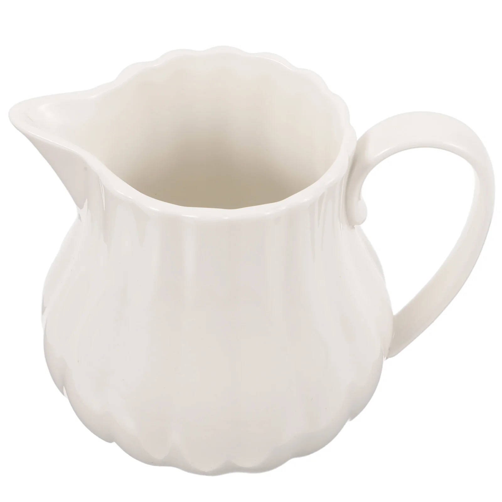 

Ceramic Milk Jug Creamer Coffee Pitcher Latte Pot Multi-Use Kitchen Container Milk Pitcher Creamer Cream Jug