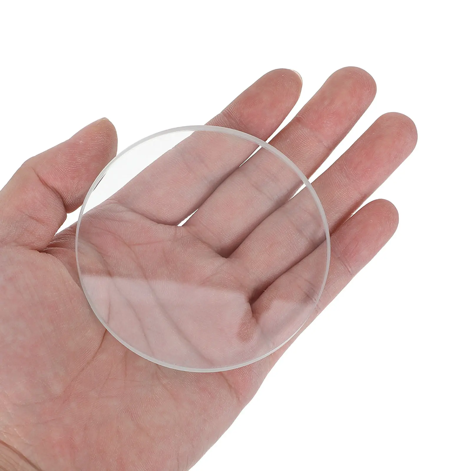 

2Pcs Water Meter Cover Replacement 76x6mm Tempered Glass Lens Outdoor Protective Dome Anti Freeze Frost Resistant Clear Viewing