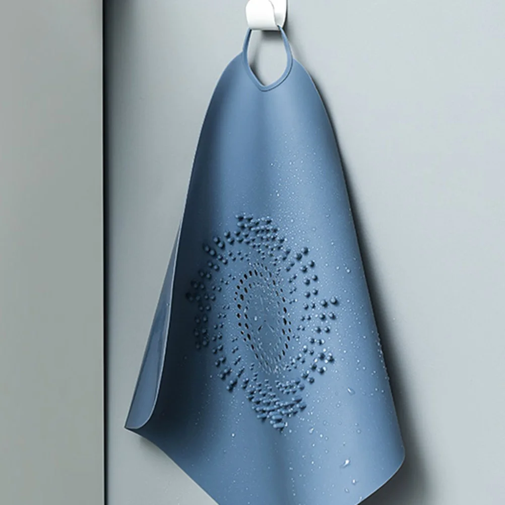 

Silicone Floor Drain Cover Blue Soft Wear-Resistant Mat for Kitchen Bathroom Sewer Deodorization Ground Leakage Protection