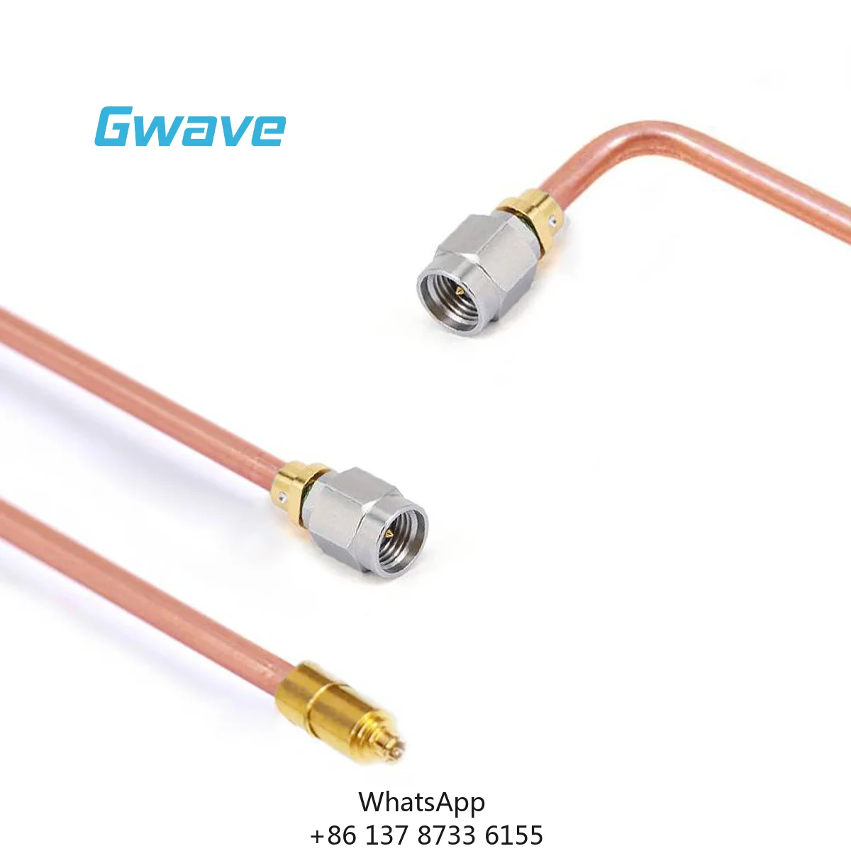 2.92mm Male To G3PO (SMPS) Female Cable For Communication 086 Semi-Rigid Coax DC-40GHz