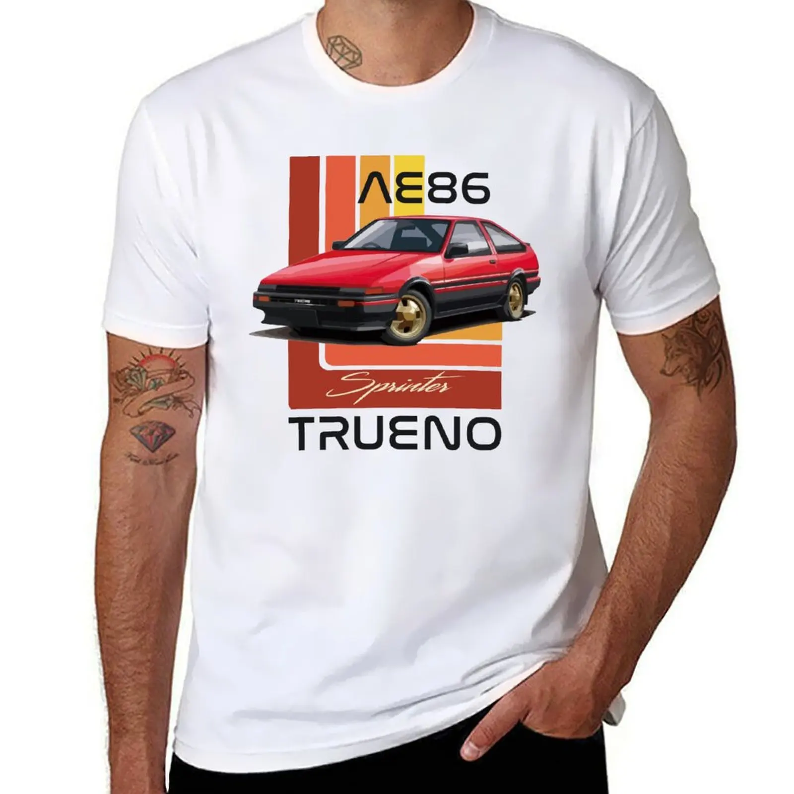 

1984 AE86 Sprinter Trueno T-Shirt funny t shirts man man t shirts high quality luxury brand T-Shirt