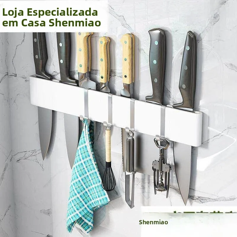 support-mural-pour-couteaux-en-acier-inoxydable-design-simple-etagere-de-rangement-de-cuisine-pas-de-percage-requis-organisateur-de-couteaux