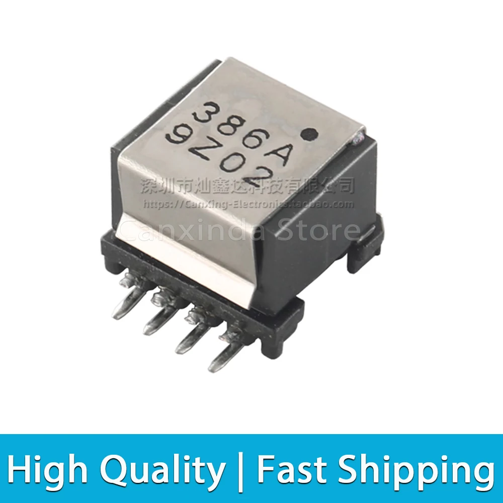

2pcs SMD High Frequency Isolated Signal Pulsing Transformer Tapped Turns Ratio 1CT:2CT Inductance 20mH TRTEPC9.8-0386A