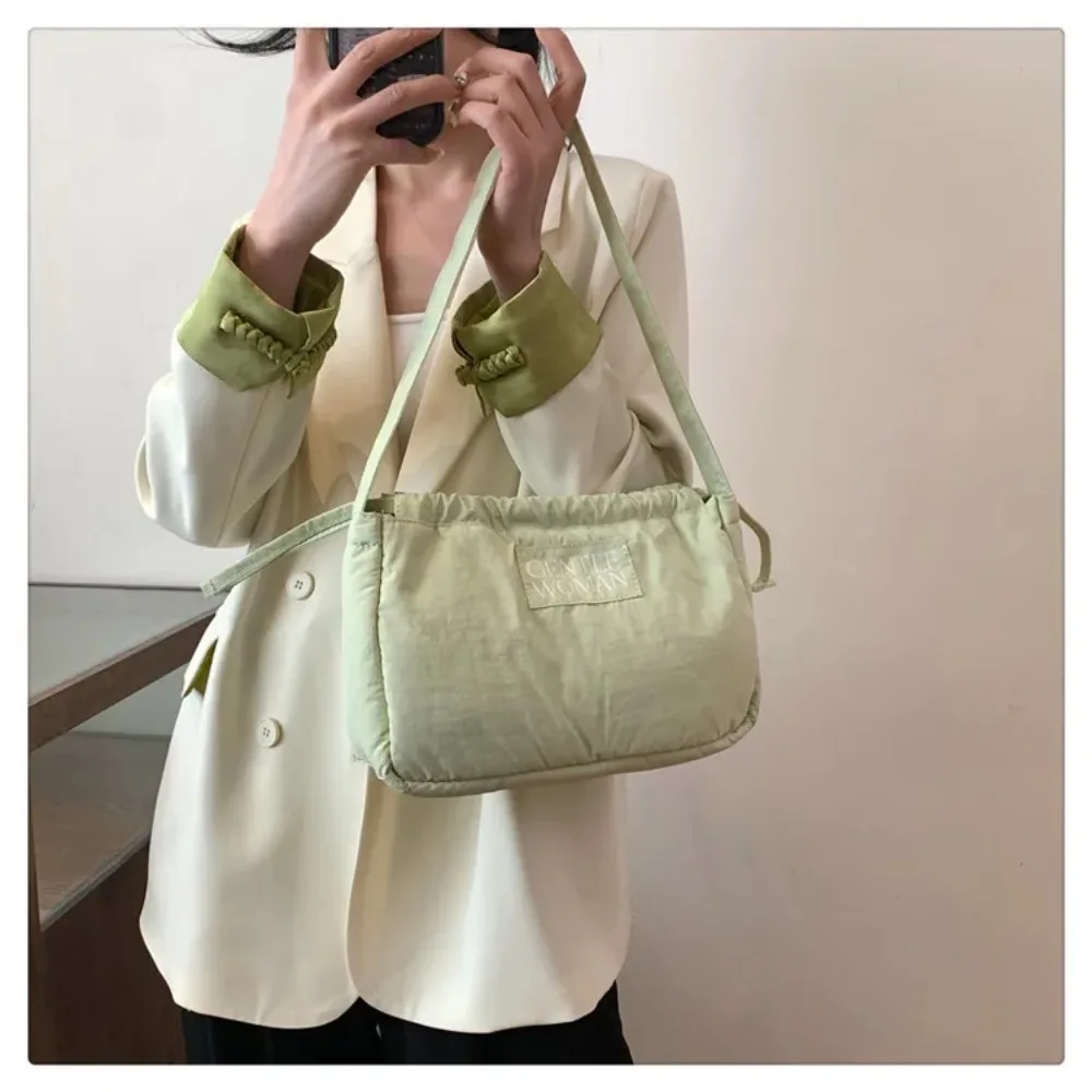 Fluffy Crossbody Bags for Women Luxury Designer Brand Large Capacity Shoulder Bag Drawstring Tote Bag Female Purses and Handbags