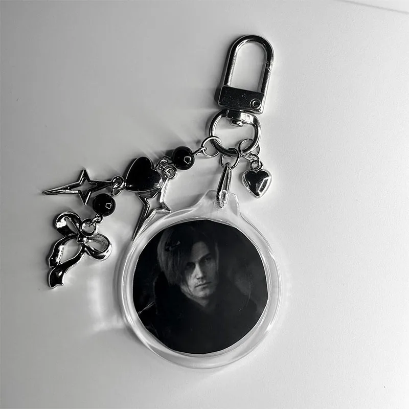 leon kennedy keychain Y2k handmade High-Quality Craft Unique Holiday Birthday Gift
