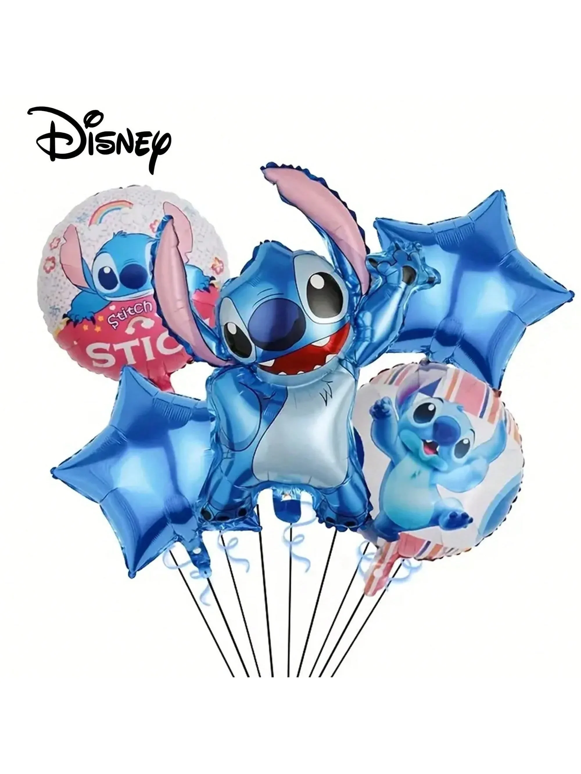 Blue Stitch Balloon Kit Alien Experiment Theme Design für Luftballons Party Halloween Dekorationen Weihnachten Überraschung Veranstaltungen Spielzeug