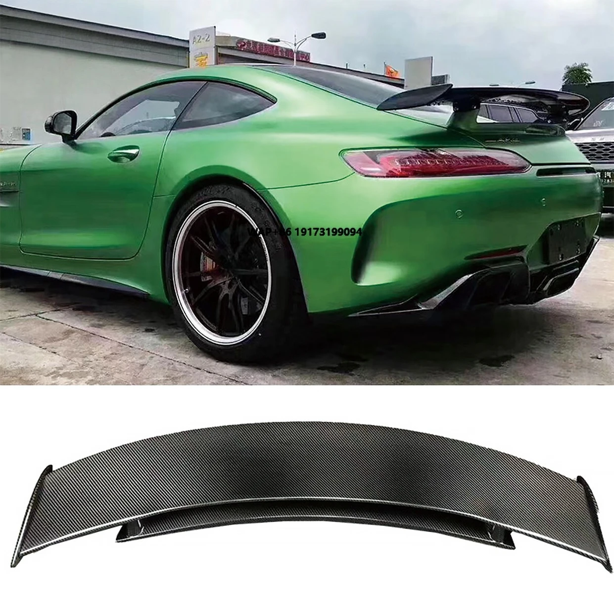 

Carbon Fiber GTR Style GT Body Kits Rear Spoiler Trunks Diffuser Splitter Upgrade Rear Wing for