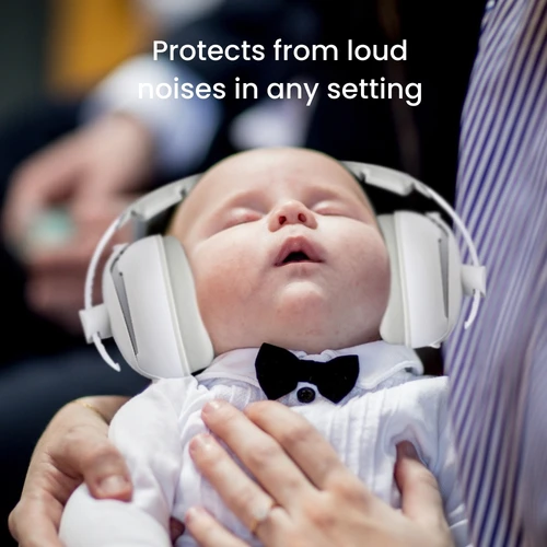 Imagen 2 del producto Tapones para los oídos para bebés Protección auditiva para bebés Auriculares con cancelación de ruido esenciales contra el ruido del bebé Auriculares para bebés