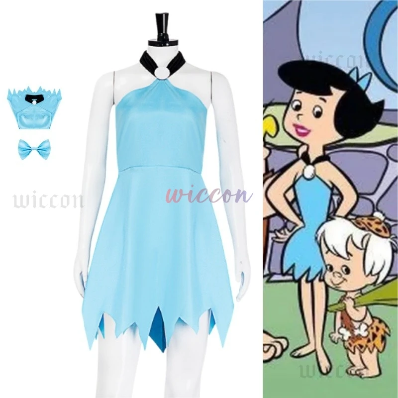 

Женский костюм Бетти Гумбл для косплея Flintstone, костюм для взрослых, женский костюм Flintstone Бетти, вечерние костюм пещерного человека