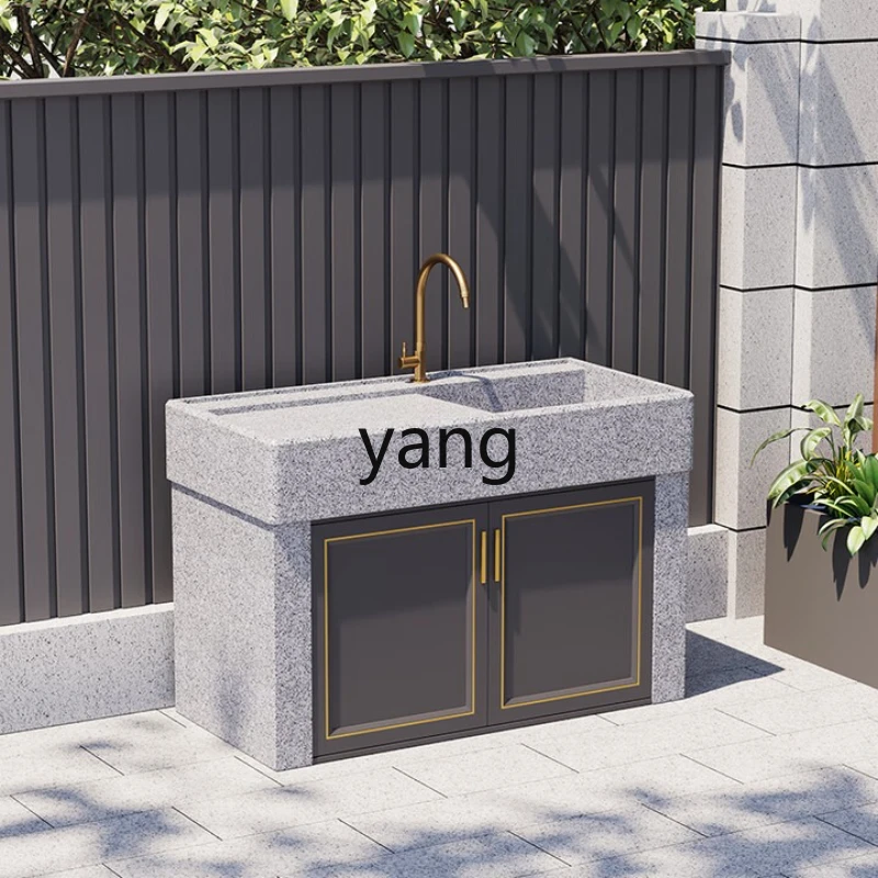 

CX outdoor courtyard marble outdoor wash basin yard basin