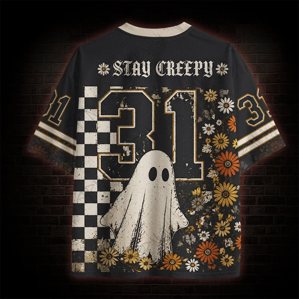 2026 New Nordic Mythical Theme Sports Fashion Short Sleeve V-neck Street View Clothing Mythical Fan Gifts T-shirt   Halloween